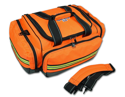 Lightning X Premium Pre-Filled Modular EMS/EMT Trauma Medical Bag | Fully Stocked First Responder Kit - Orange